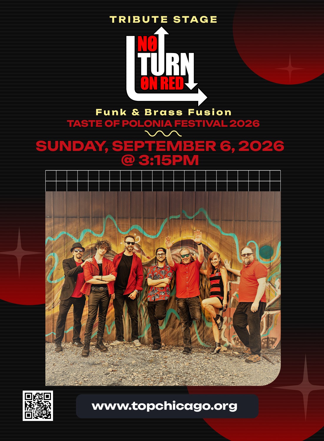 no turn on red taste of polonia festvival chcicago