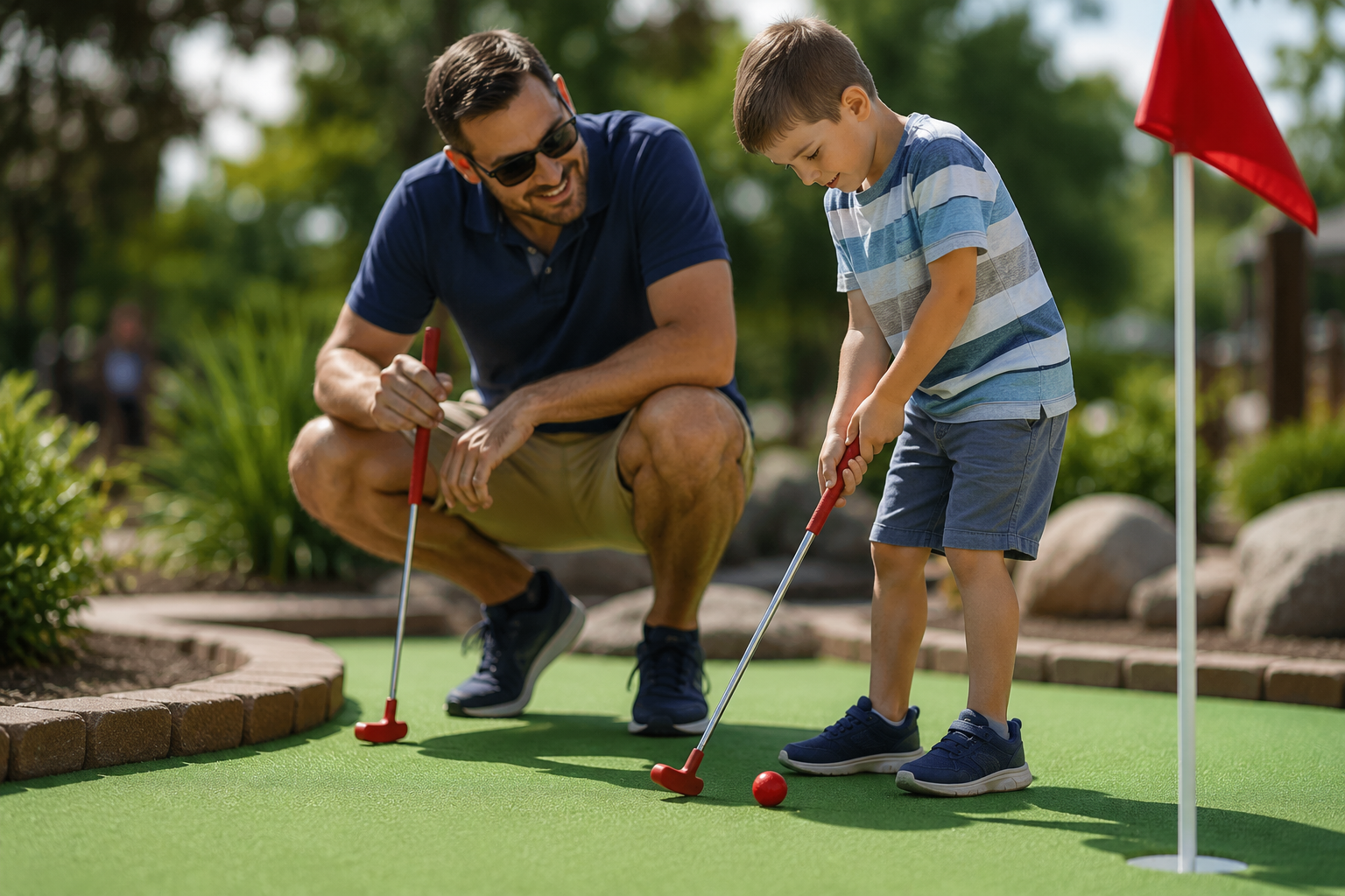 taste of polonia festval mini golf
